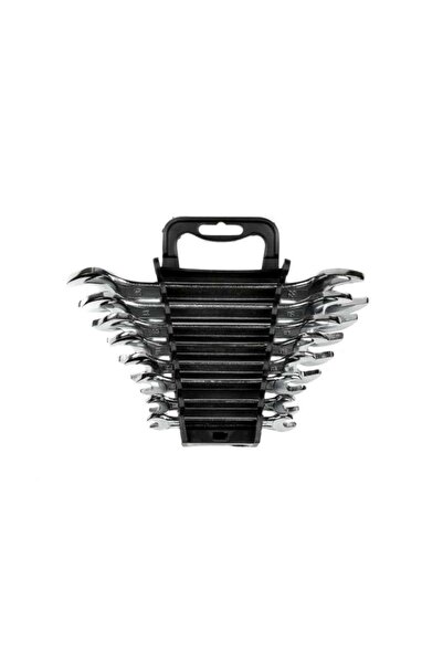 Benson Set of 8 open-end wrenches, sizes 6-22 mm, with holder