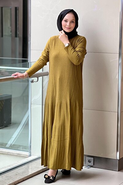 Mahal Crochet Knitwear Glitter Mercerized Dress