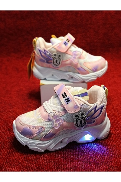 patik ayakkabı Lighted Children's Sports Shoes Orthopedic Soles