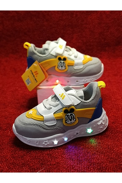 patik ayakkabı Lighted Children's Sports Shoes Orthopedic Soles