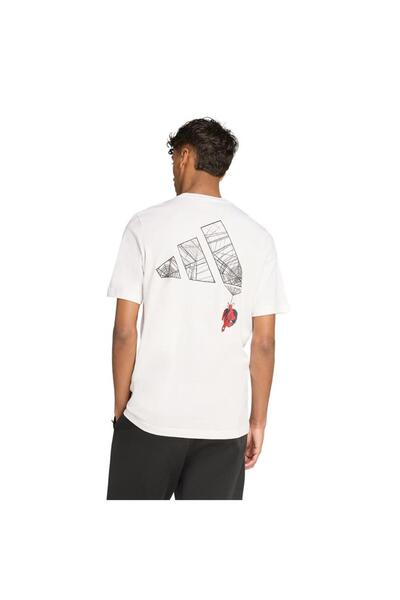 adidas Men's White T-Shirt m T-S Jl8056