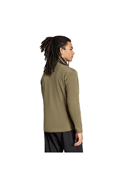 adidas Men's Green Jacket Mt Ess Fz Fl Jp0796