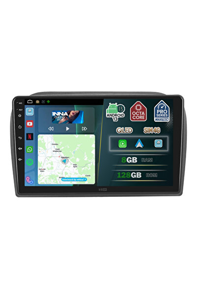 MaxTech Navigatie Opel Combo 2011-2018/Fiat Doblo 2010-2015 dedicata, 8 GB Ram 128 GB Rom OctaCore, Carplay