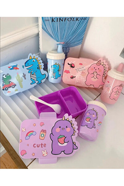 Genericer Lunch box and accessories: water bottle and spoon