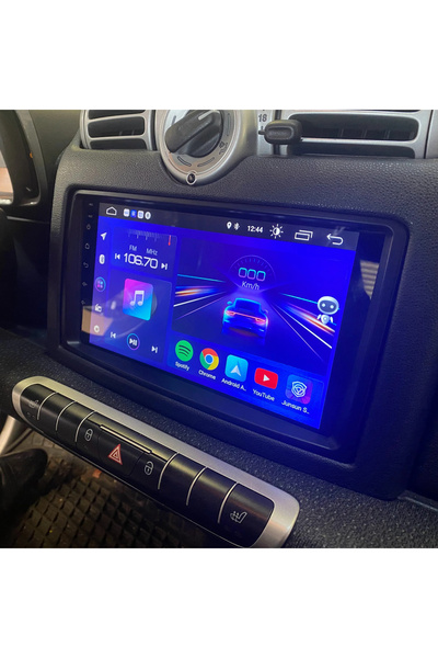 MaxTech Navigatie Mercedes Smart ForTwo (2007-2014) dedicata, 2 GB Ram 32 GB Rom, Carplay & Android auto