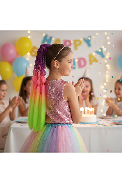 Ethab Ticaret Bn وذيل حصان مرن مضفر غير رسمي / ACM21