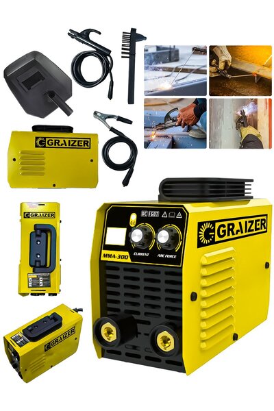 Graizer Alman HGR PRO 300 Amper Inverter Mega Stıck Kaynak Makinesi - S