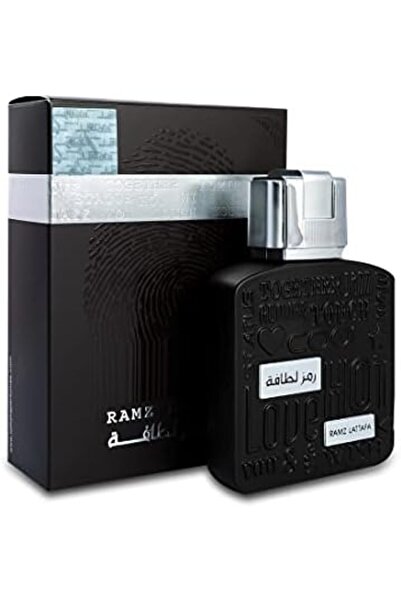 Lattafa perfumes عطر رامز سيلفر أو دي بارفان للجنسين، 100 مل