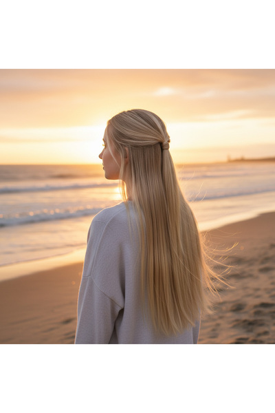 Ethab Ticaret فايبر سين فلات هاف مون + 2 جانب من نوع سات-آب / لون بني فاتح مع...