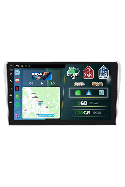 MaxTech Navigatie Toyota Avensis T25 (2002-2008) dedicata, 8 GB Ram 128 GB Rom OctaCore, Carplay & Android