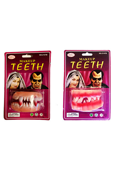 Go İthalat Dinte de vampir fals 2 bucăți model vampir și vrăjitor (5224)