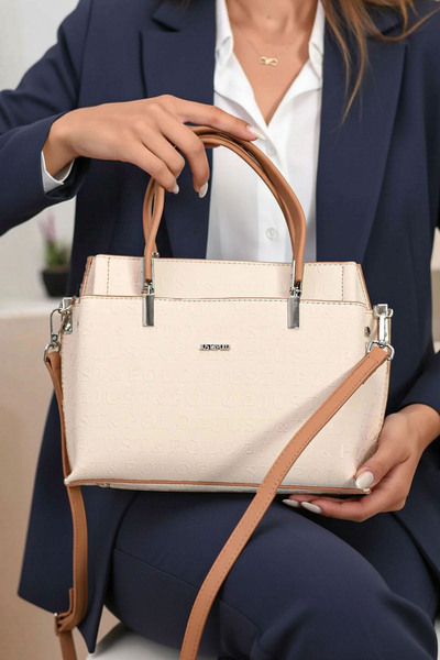 POLO CLUB Women's 3-Compartment Long Crossbody Bag & Handbag (25X20 cm)