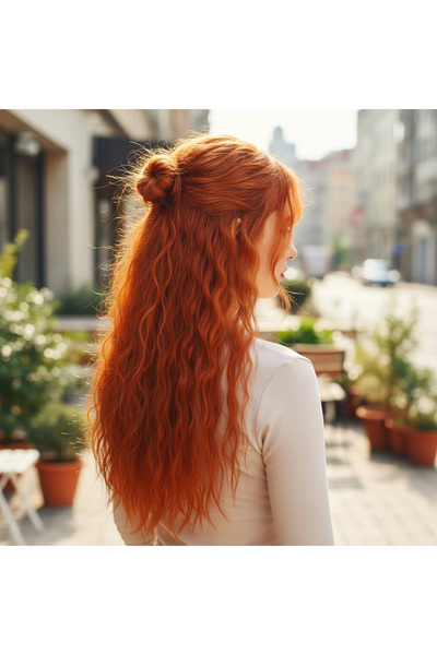 Ethab Ticaret فايبر سين كاباركي دالجاي واي مول هاف مون + 2 سايد كليك / نحاس