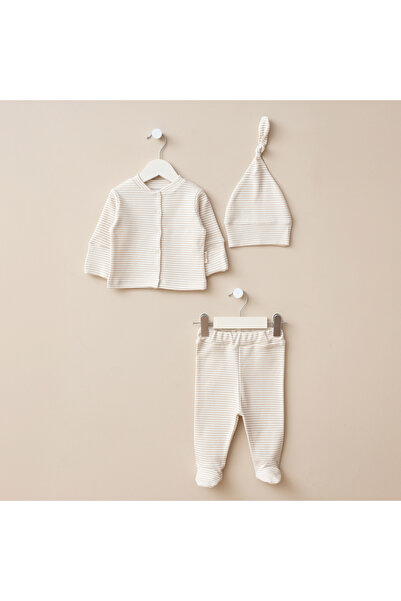 Pasillo Newborn Baby Girl and Boy Cotton Hospital Release 3-Piece Baby Set wi...