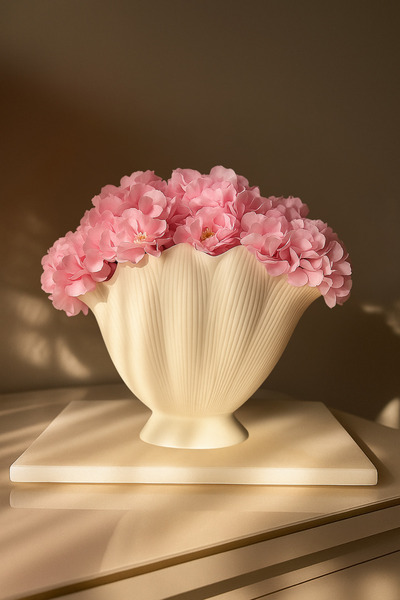 rufhomedesign Seashell Oyster Vase 16 cm Pinterest Pampas Vase Decorative Living Room Accessory Table Ornament