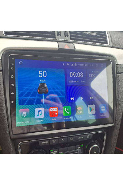 MaxTech Navigatie Skoda Superb 2 (2009-2013) dedicata, 8 GB Ram 128 GB Rom OctaCore, Carplay & Android auto