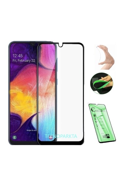 TEKNOPARKTA Tcl 30SE Ekran Koruyucu Seramik Nano Cam Esnek Tam Kaplayan Ekran