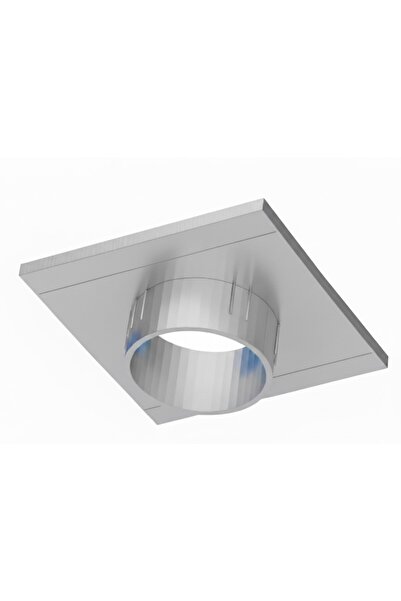 ERDEN Klima Borusu Delik Kapatma Kapagı Kare Model Plastik 1 Adet Gri Renk