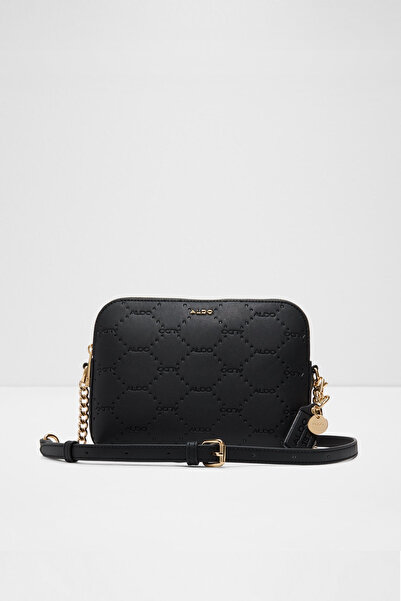 Aldo بيلادان - حقيبة كروس نسائية صغيرة الحجم باللون الأسود مكونة من ثلاثة أقسام