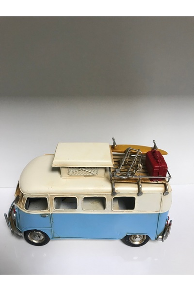 NOSTALJİM DEKORATİF METAL MİNİBÜS KARAVAN
