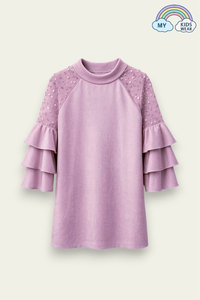 My Kids Wear Girls' Velvet Children's Dress for Special Occasions 4-12 Years Old 12104