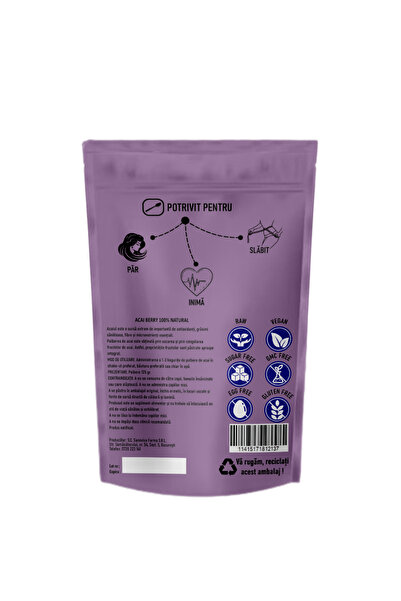 Biovitalis Pulbere de Acai Berry, 125 g
