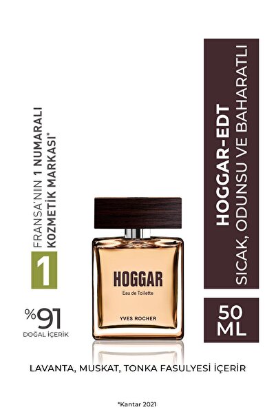 Yves Rocher Hoggar EDT 50ml – Teninizde kalıcı ve Ferah Parfüm