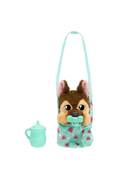 Baby Paws Collectible Plush Toy, Baby Paws, German Shepherd, 17.5 cm, Multicolor