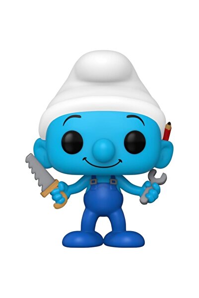 Funko Pop! Television - The Smurfs - Handy Smurf, Blue, 9.5 cm