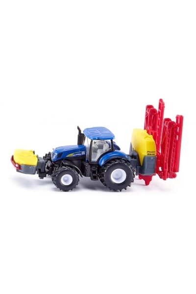 Siku Metal Model Vehicle N:1799 New Holland Tractor with Kverneland Model