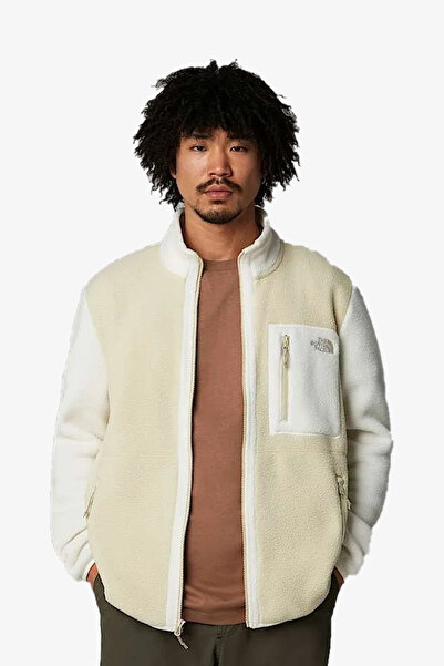 THE NORTH FACE Yumıorı Full Zıp Erkek Beyaz Polar NF0A883RFR01