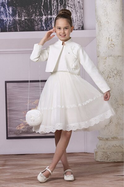 SÜSLÜ PİNK KİDS 14-15 YAŞ KIZ ÇOCUK ABİYE ELBİSE