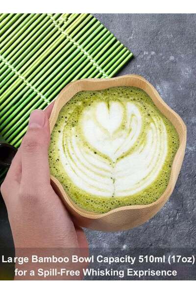 Saharaz 4 Piece Matcha Set,Traditional Japanese Tea Making Kit,Bamboo Whisk- Spoon- Accessories