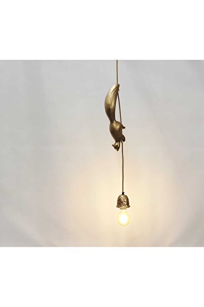 Lumini de Poveste Pendul Nature Squirrel (Veveriță), Auriu Antichizat, E27