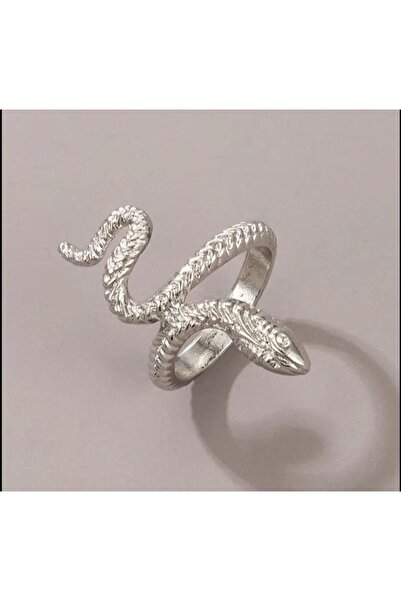 Shiklik احصل على الأناقة مع خاتم أنيق قابل للتعديل على شكل ثعبان