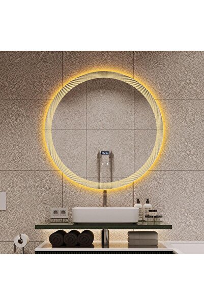 Lumini de Poveste Radiance LED Bathroom Mirror, Defog, Clock, 70cm, LDPJ191