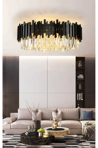 Lumini de Poveste Plafoniera Scaly Black 500