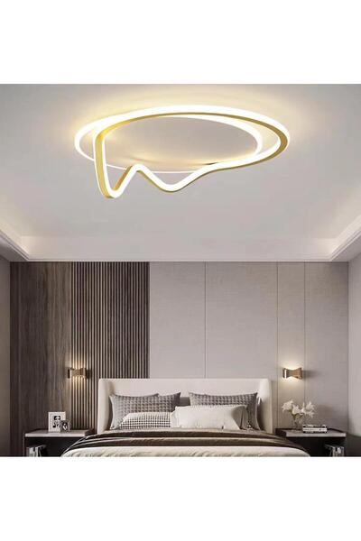 Lumini de Poveste Plafoniera LED 138W Sway Gold Rotunda