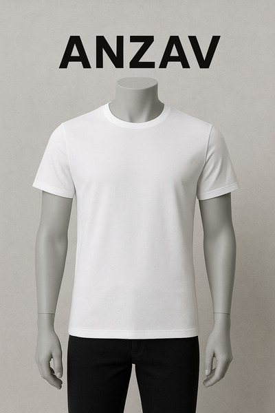 AV ANZAV 1574 Unisex Sıfır Yaka Fanila(atlet), T-shirt