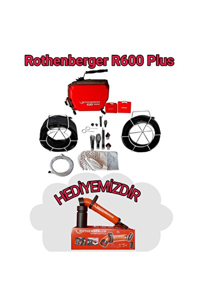 Rothenberger Kanal Gider Açma Makinesi R600 Eko (ROPUMP HEDİYELİ)