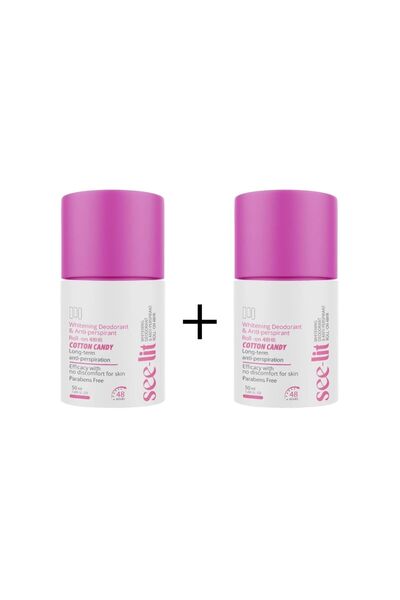SEE LIT Sea Light Deodorant Cotton Candy 50ml 2 Pack