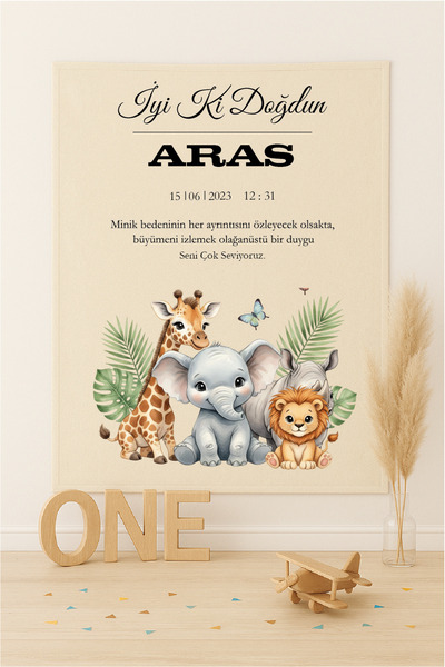 Jozia Kişiye Özel Doğum Günü Duvar Flaması / Duvar Süsü / Parti Flaması /Duva...