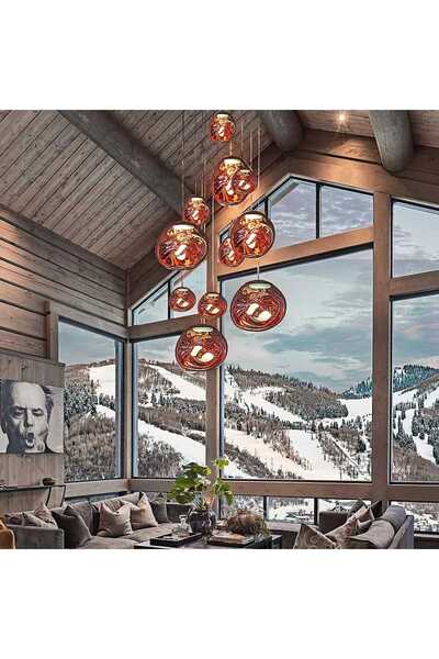 Lumini de Poveste Pendulum Glass Rose 220