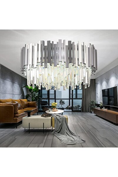 Lumini de Poveste Plafoniera Scaly Silver 600