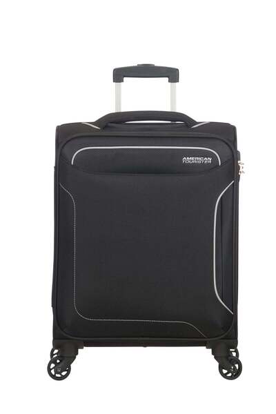 American Tourister HOLIDAY CABIN TROLLEY LUGGAGE 55 CM BLACK TSA