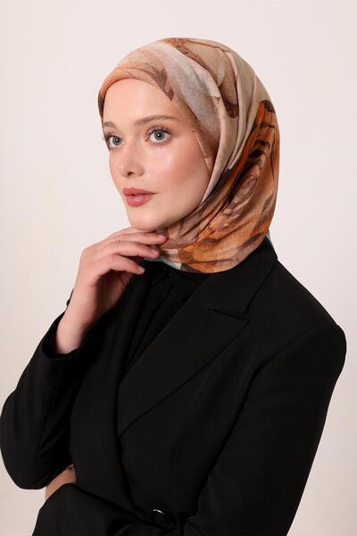 LuvenSara وشاح صيفي |   قهوة داكنة