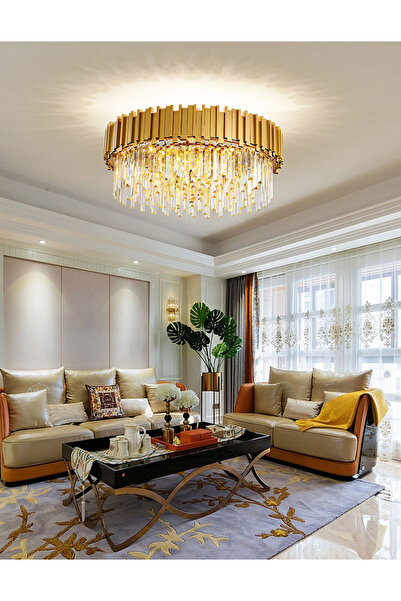 Lumini de Poveste Plafoniera Scaly Gold 600