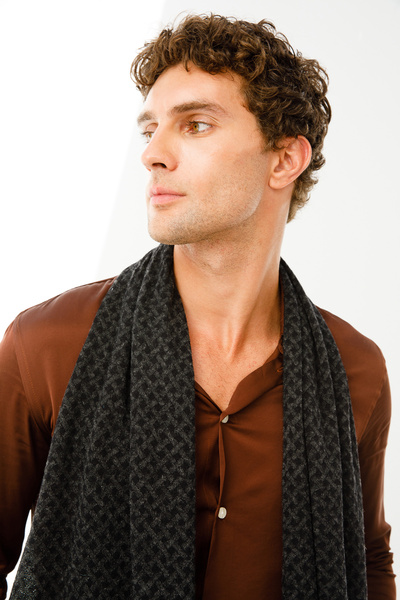 MOHAIR & ANGORA 5117 HITTITE SCARF