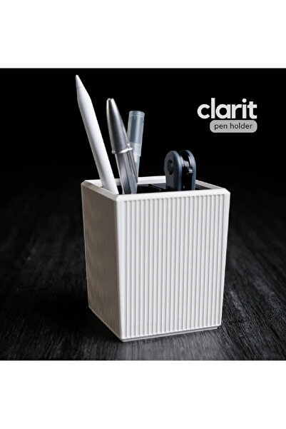 Vescarri Clarit Pen Holder - Modern Desktop Organizer