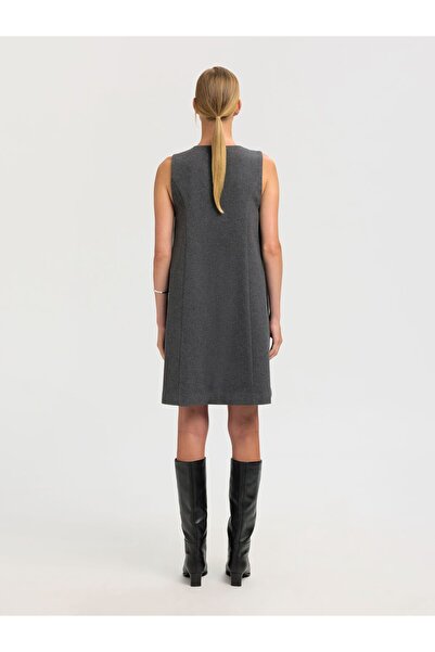 Selected Femme Midikleid Wollmix